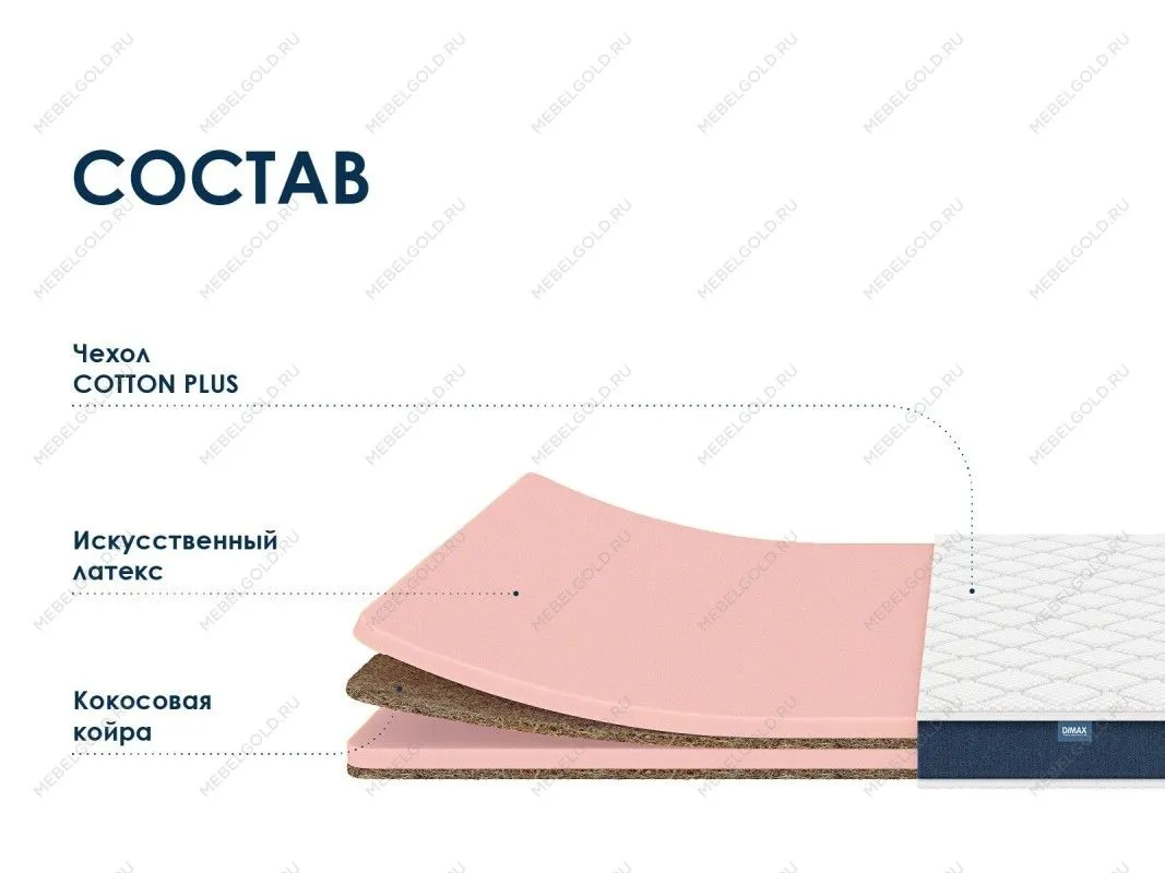 Матрас Практик Медиум лайт в9 120х190 | изображение 1