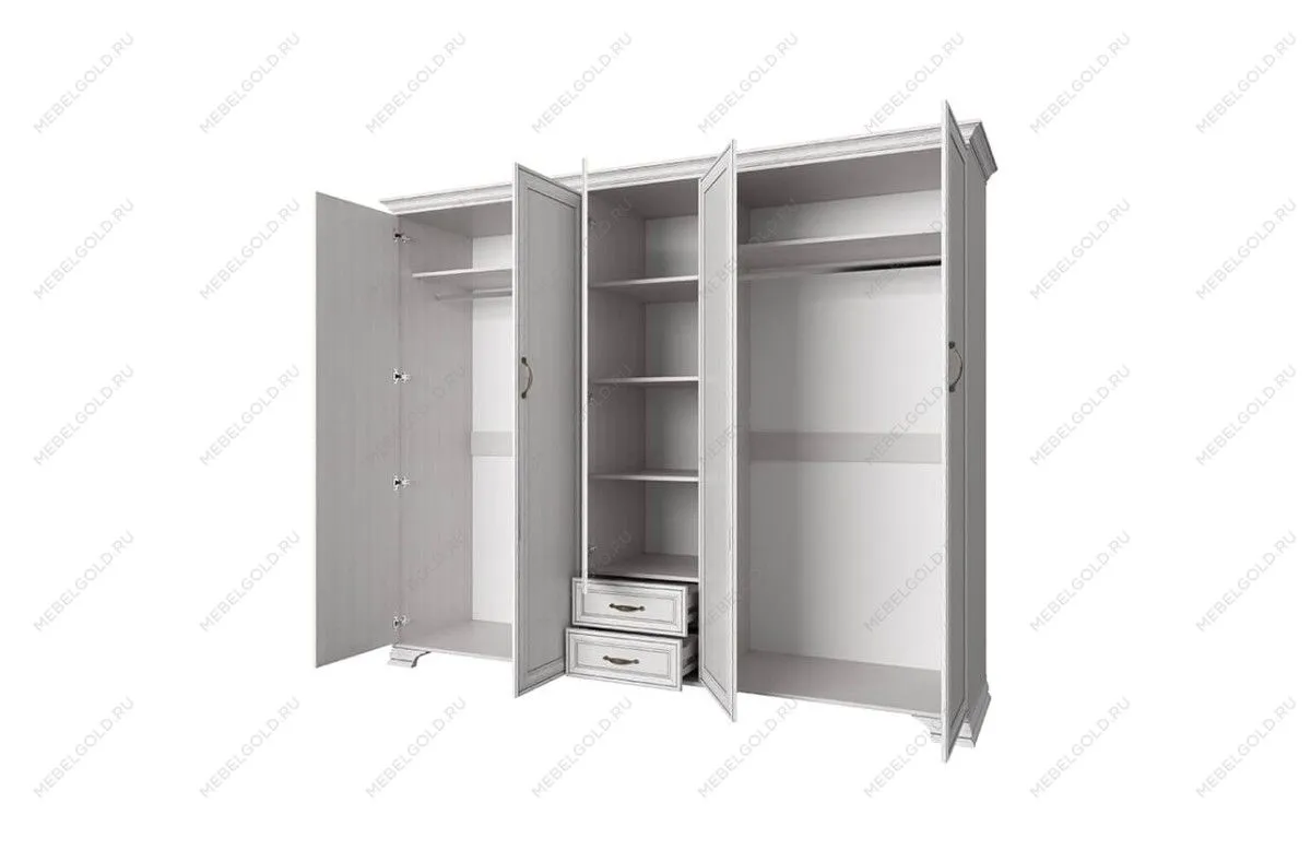 Шкаф Тиффани 5DG2S Z вудлайн кремовый | изображение 1