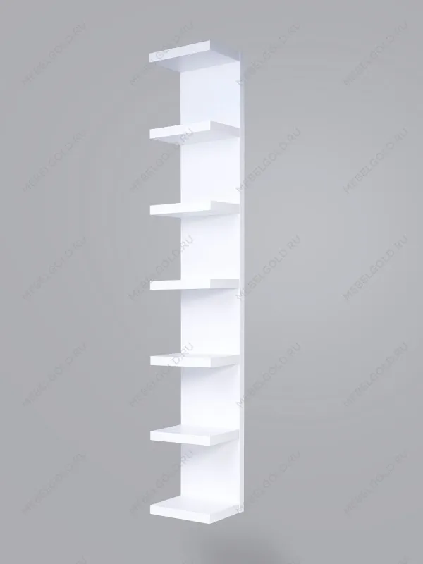 Полка настенная Фора, 30х189х27 см, белый | изображение 4