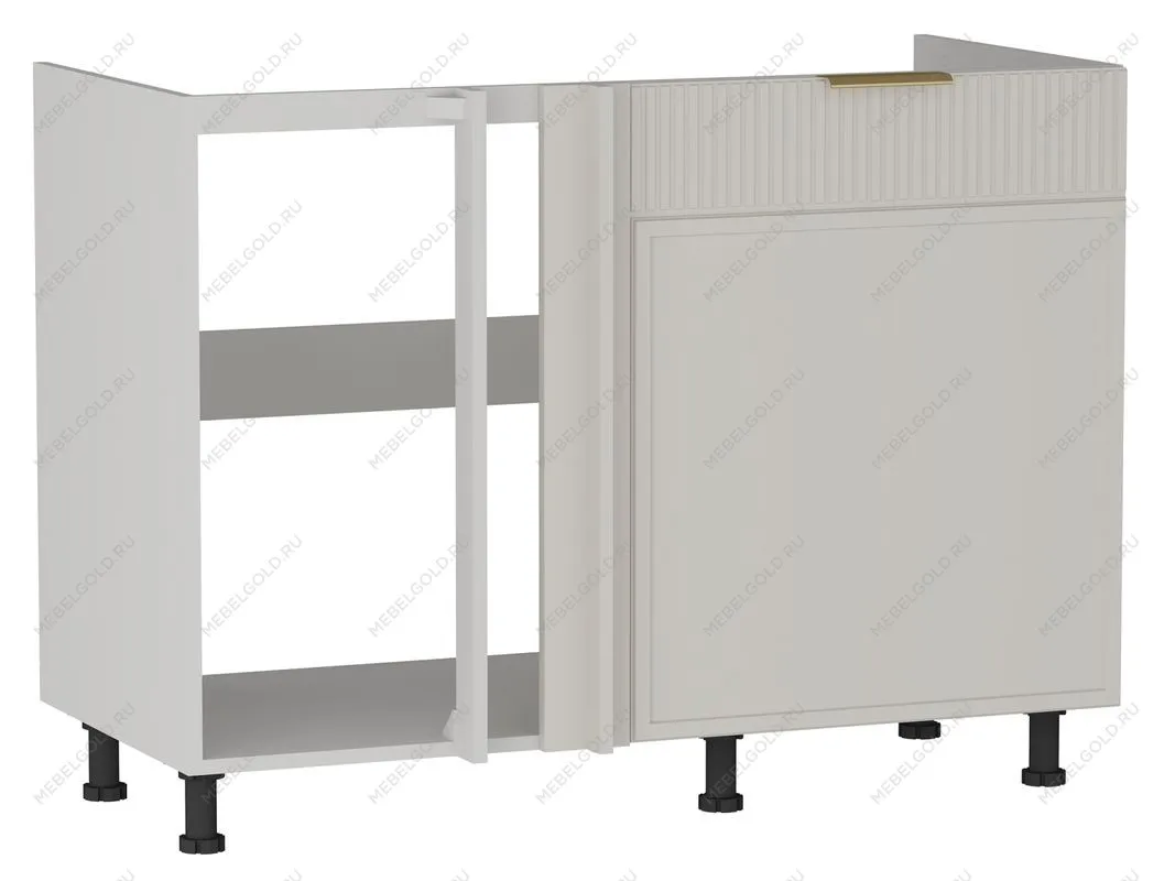 Стол под мойку угловой СМУ-120, Берта (1100*554*820) Светлый Мокко, 22923 | изображение 1