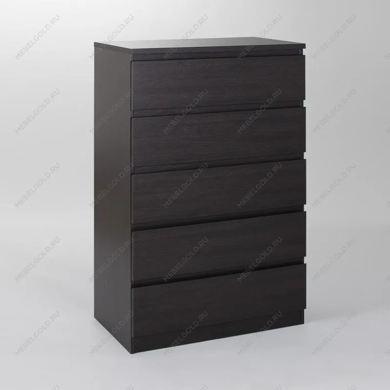 МАЛЬТА комод ИКЕА / IKEA 5 ящиков 80х121 Дуб Венге | изображение 1