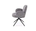 Стул кухонный Halmar K568 поворотный (серый/черный) | изображение 3