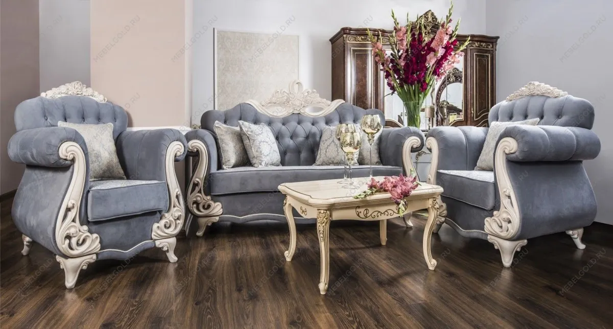 Комплект Афина крем серый | изображение 1