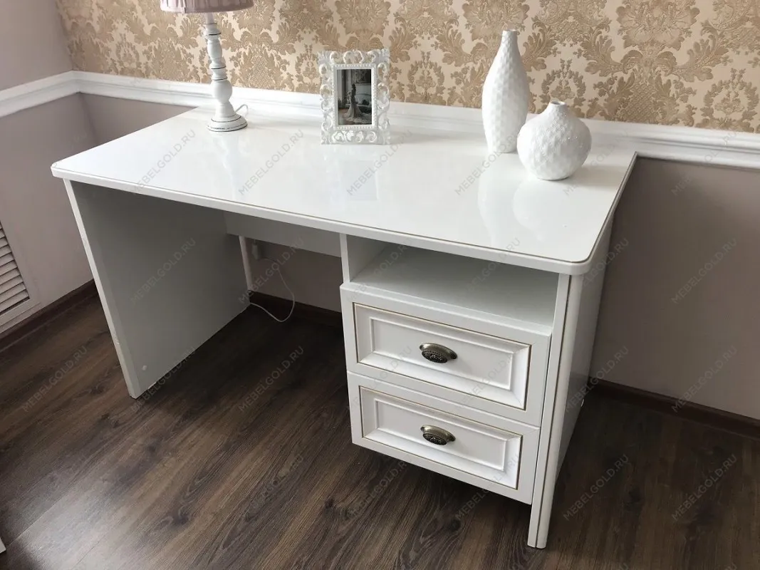 Стол письменный Натали белый глянец - Выставка м. Марьина роща | изображение 6