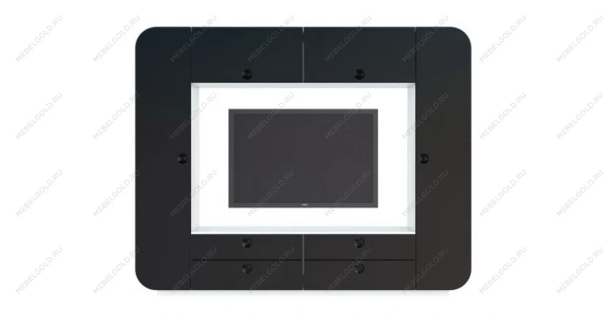 Стенка для гостиной iMEB черный глянец | изображение 2