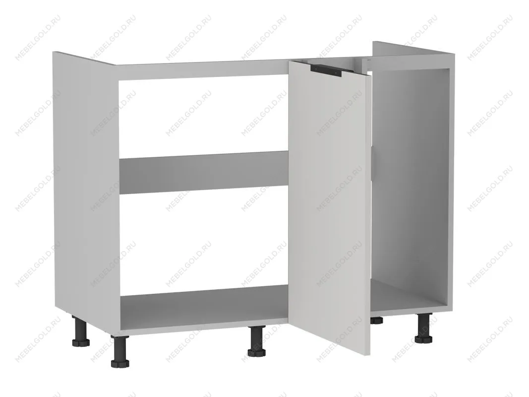 Стол под мойку угловой СМУ-110, Ватель (1000*554*820) Экокожа Белый, 23914 | изображение 1