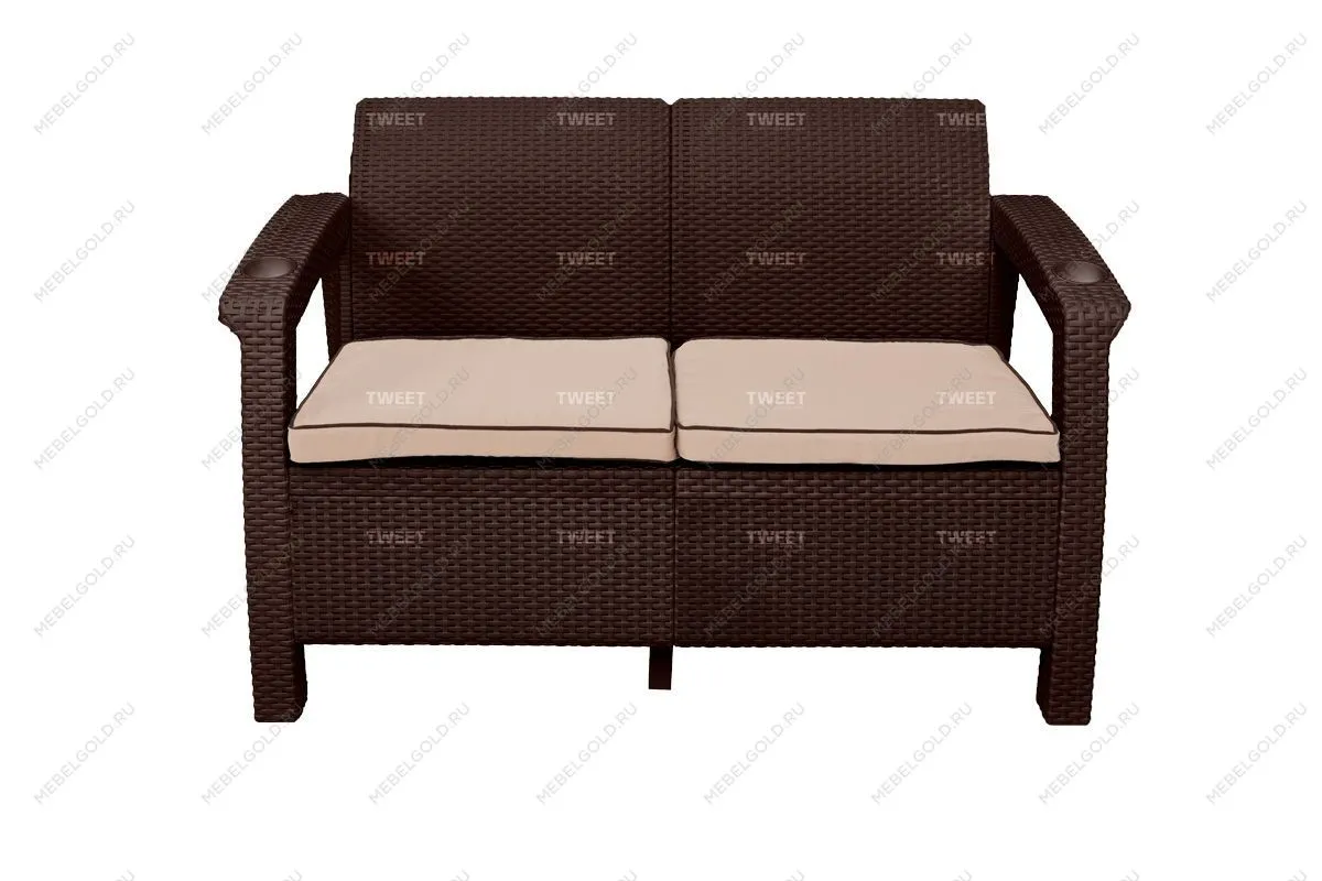 Диван 2-х местный Tweet, венге | изображение 1