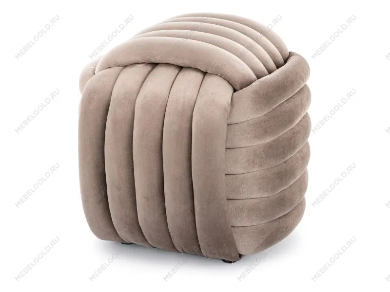Пуф Signal BRUNI Velvet (темно-бежевый)