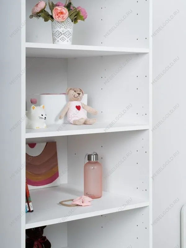 Стеллаж Пикси, с двумя выдвижными ящиками 60x57x180, мечтательный пион | изображение 2