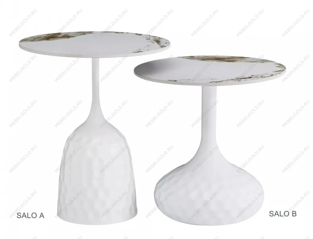 Стол журнальный Signal SALO B (белый/белый) | изображение 3