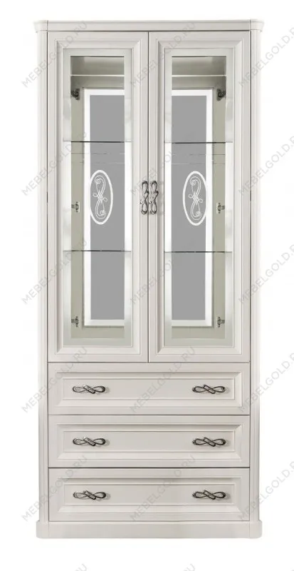 Балашиха - Витрина Мишель 2-ств белый матовый | изображение 1