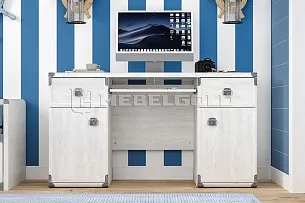 Стол письменный Индиана JBIU2D2S сосна каньон - Выставка Лобня