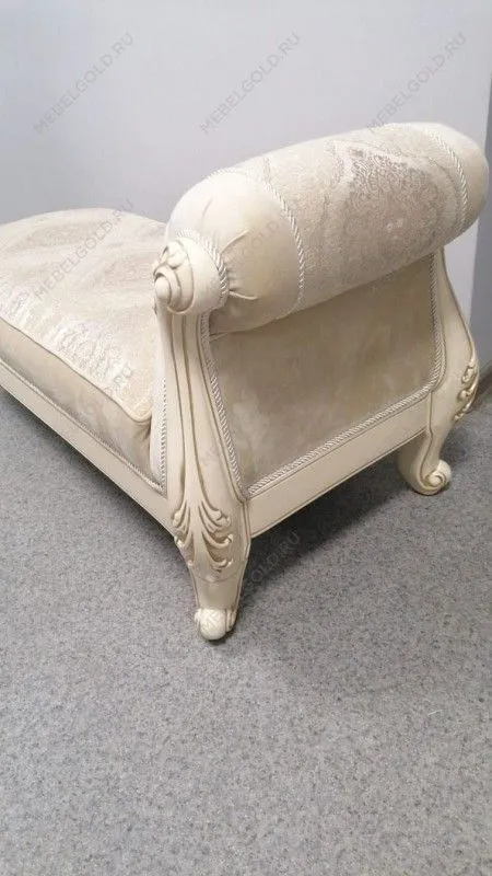 Оттоманка Джоконда с одним подлокотниками крем глянец | изображение 2