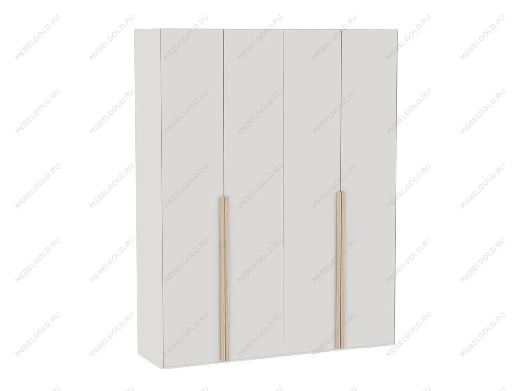 Шкаф 4-дверный с глухими дверями, Аврора (1812*522*2304) Дуб Мария/Кашемир