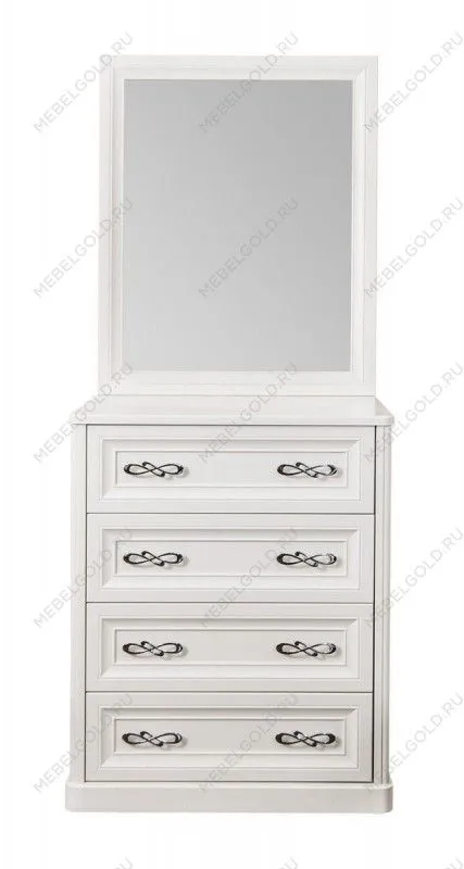м. Марьина Роща - Зеркало для комода Мишель белый матовый (спальня) | изображение 2