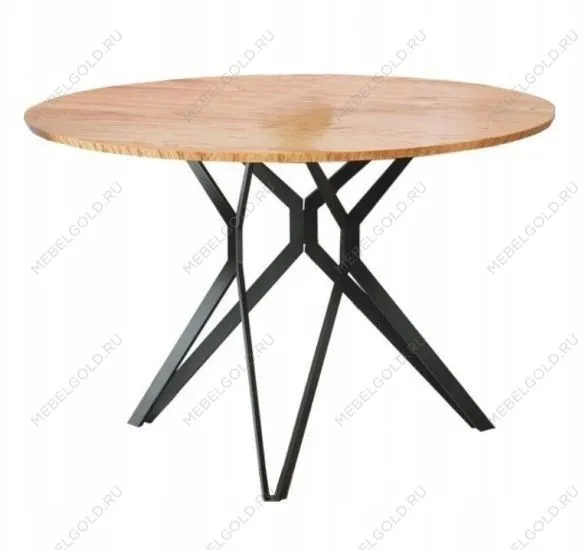 Стол обеденный Halmar PIXEL 2 (дуб золотой/черный)