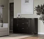 БРИМНЭС / СИРИУС тумба ИКЕА / IKEA 2 двери и 3 ящика 156х95 Дуб Венге | изображение 4