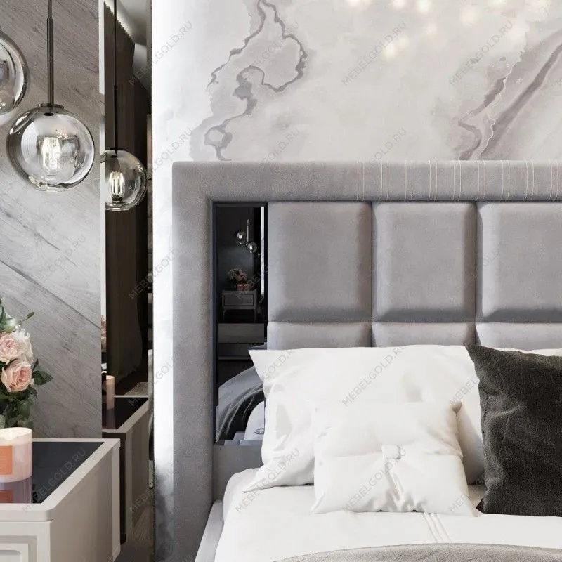 Кровать Замира 180x200 см серый камень | изображение 3