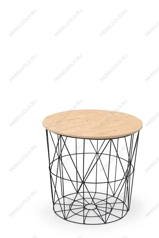 Стол журнальный Halmar MARIFFA (натуральный/черный) | изображение 1