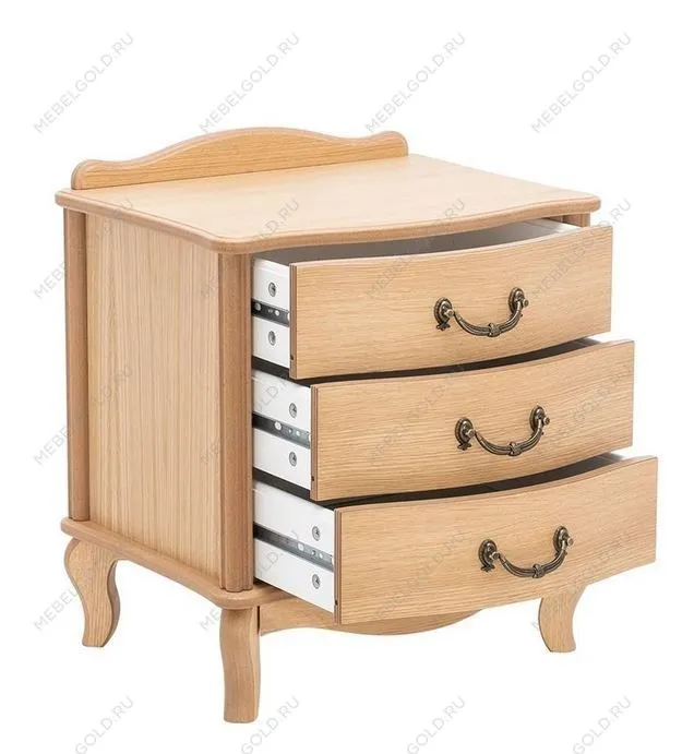Тумбочка прикроватная Джульетта 3 ящ. (светлый дуб) | изображение 1