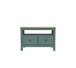 САГА тумба 2 ящика темно-бирюзовая/ясень | изображение 1