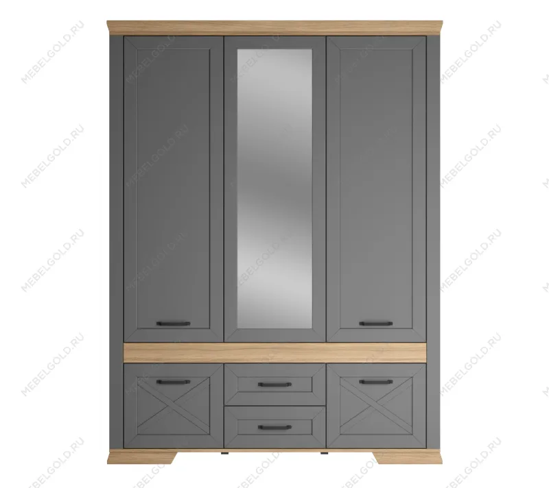 Шкаф Марсель SZF5D2S дымчатый алмаз