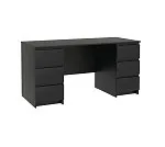 КАСТОР (KULLEN) стол письменный ИКЕА / IKEA 6 ящиков 151х65 Дуб Венге | изображение 3