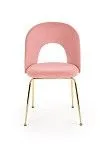 Стул кухонный Halmar K385 (светло-розовый/золотой) | изображение 2