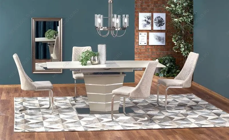 Стол обеденный Halmar SORENTO, раскладной (шампань) | изображение 7