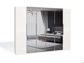 Шкаф Стелла 6-дверный белый