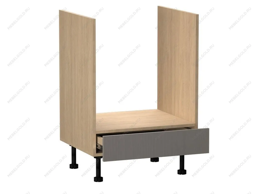 Стол под духовой шкаф СД-60, Женева (600*520*870) Дуб Палермо/Серый камень , 22018 | изображение 1