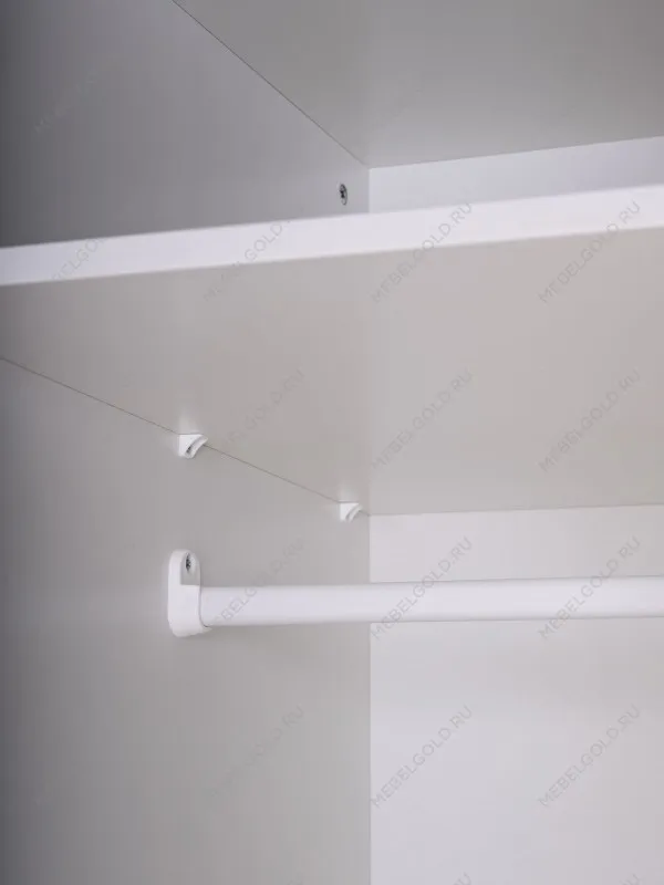 Шкаф Сириус, 2 двери и 1 ящик с зеркалом, 78х59х220 см, белый | изображение 9