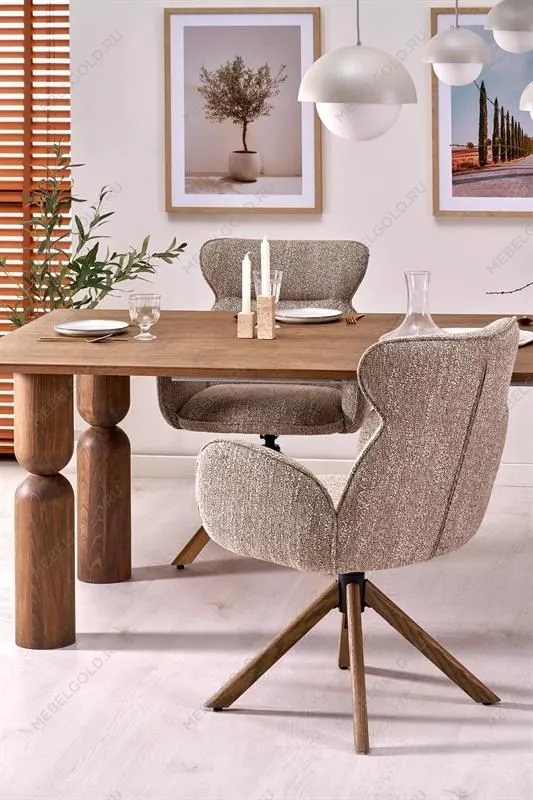 Стол обеденный Halmar MELTON раскладной (орех светлый/орех светлый) | изображение 11