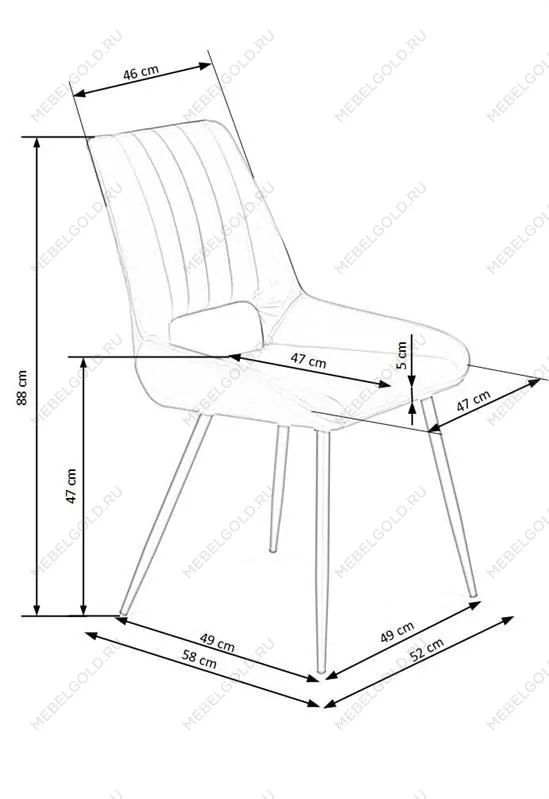 Стул кухонный Halmar K404 (темно-зеленый) | изображение 4