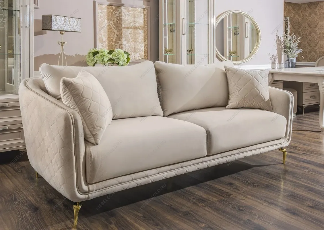 Диван Нонна 3х местный мокко | изображение 2