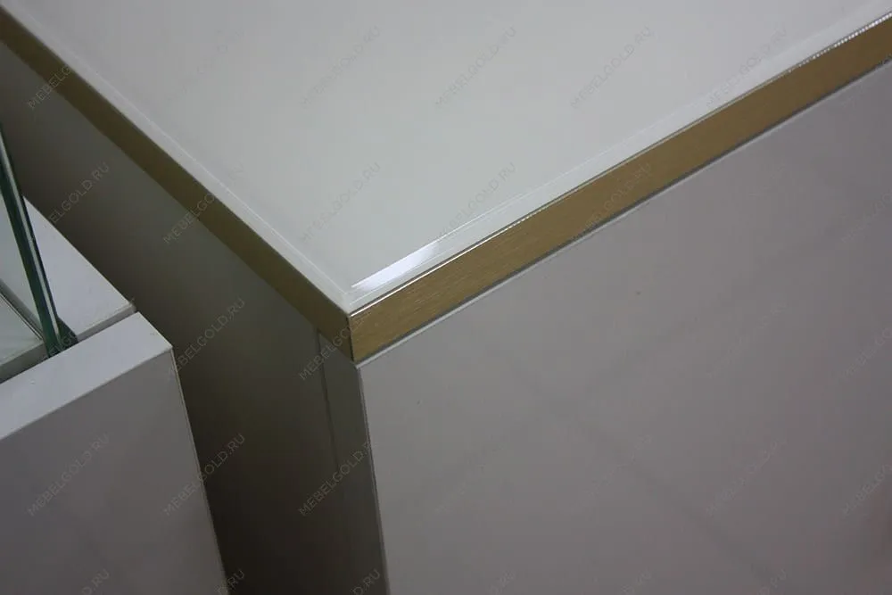 м. Марьина Роща - Стол журанальный с выдвижным ящиком Римини СОЛО (слоновая кость золото) РМСТ-2 (s) | изображение 2