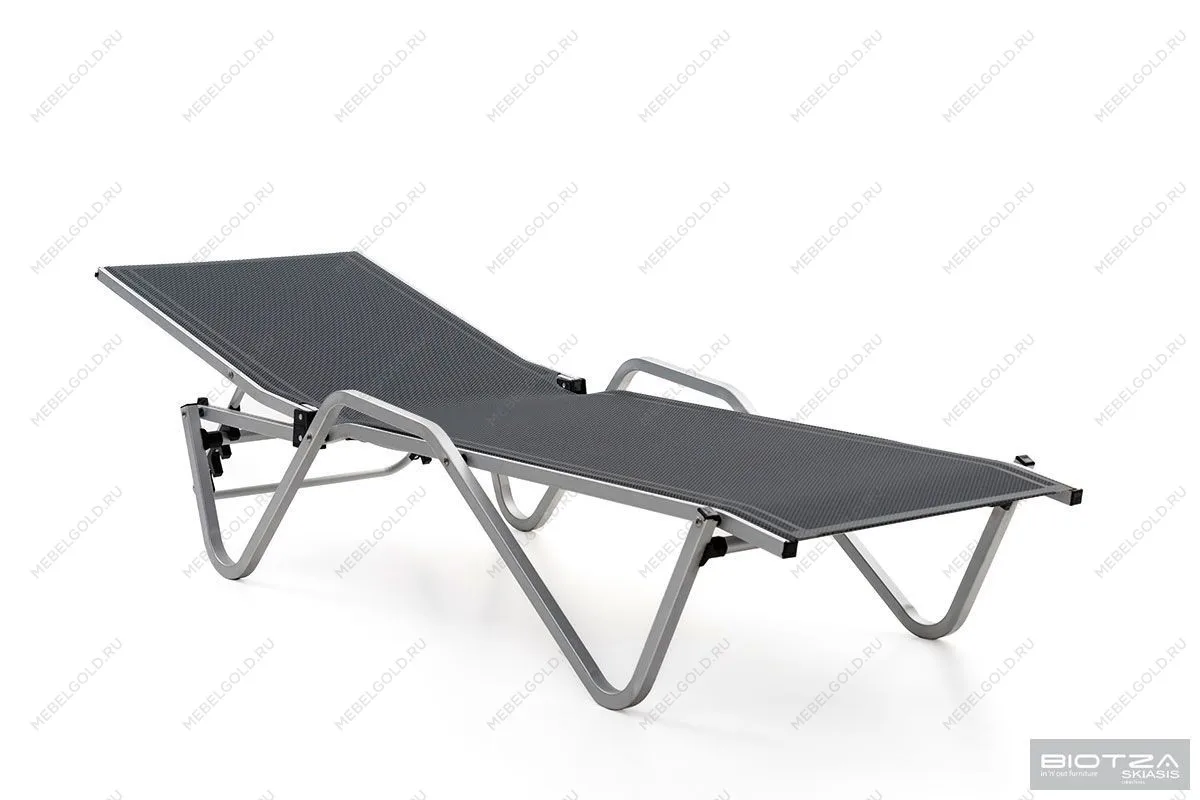 Шезлонг Hera алюминиевый, антрацит | изображение 1