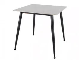 Стол обеденный Signal RION 80 (белый лак/черный)