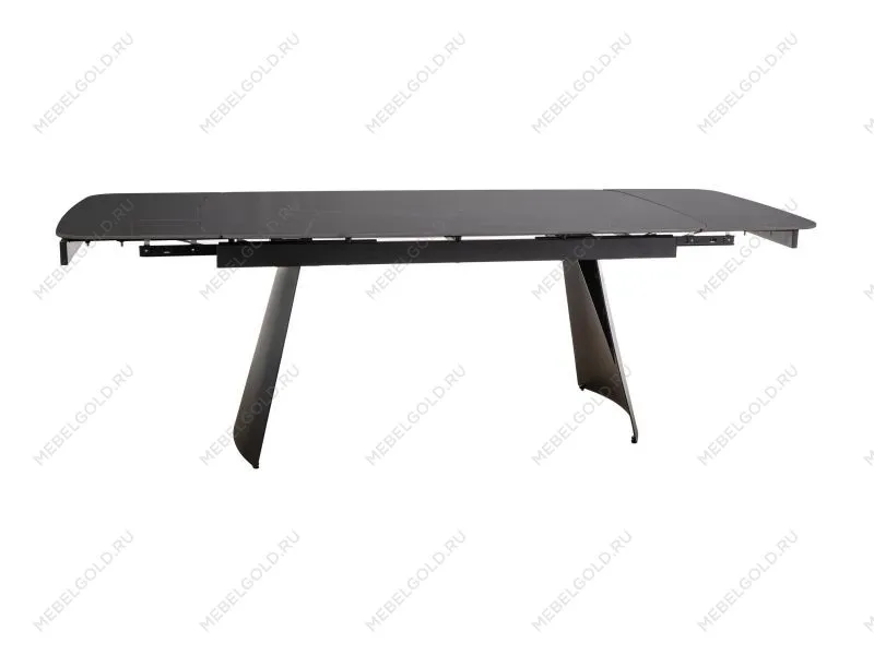 Стол обеденный Signal BACARDI 160 раскладной (черный/черный)