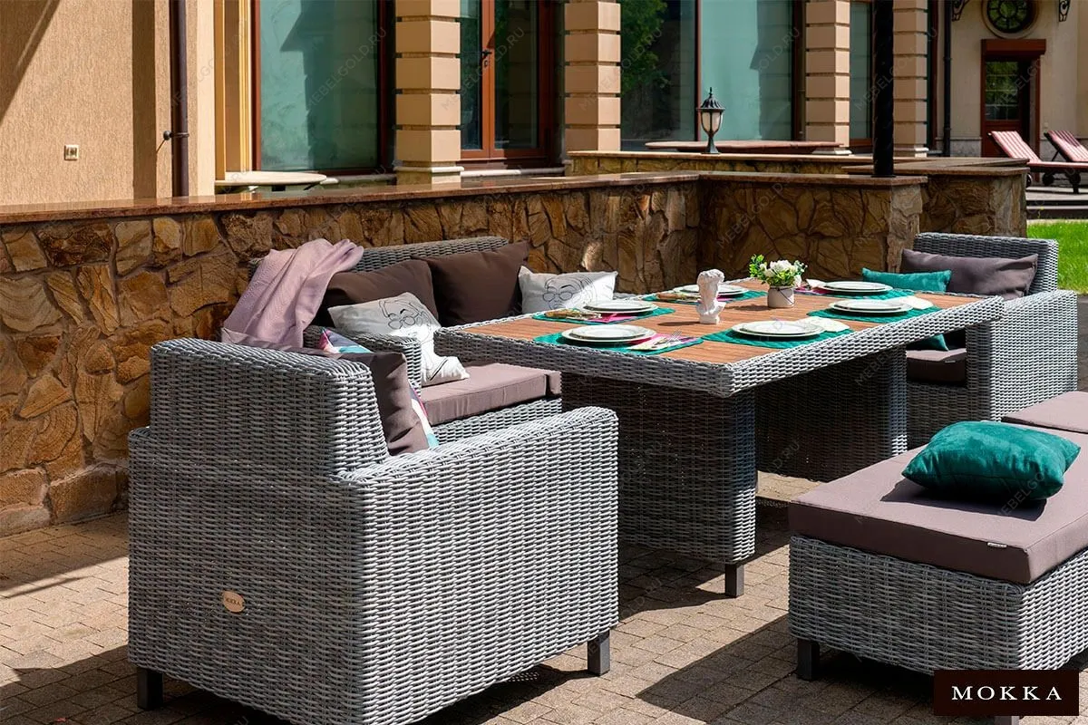 Комплект плетеной мебели MOKKA BELLA малый | изображение 20