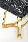 Стол обеденный Halmar KONAMI (черный мрамор/золотой) | изображение 4