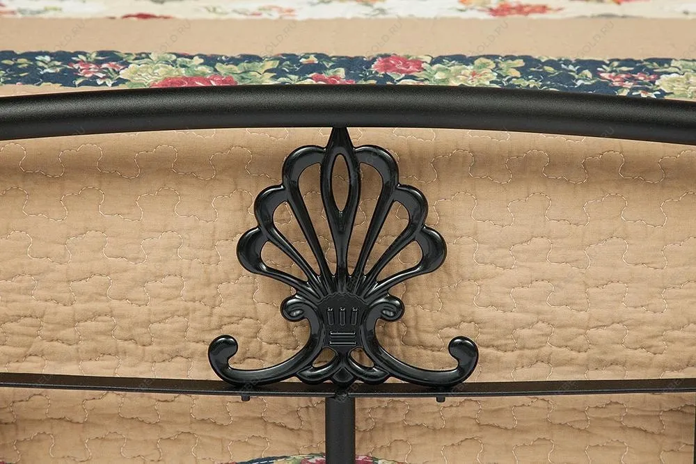 Кровать РУМБА Черный, Коричневый 160х200 | изображение 2