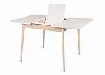 Стол Рэй-0090 (беленый дуб/белая эмаль) Квадратный | изображение 3