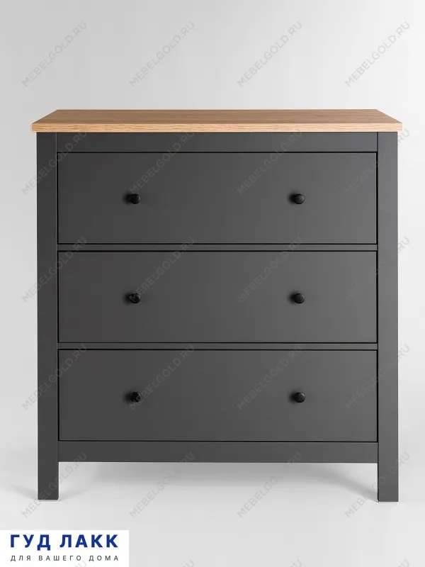 Комод Сага, 92х51х100 см, серый/ясень | изображение 5