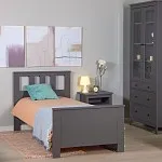 Кровать односпальная Сага, 90х200 см, серая | изображение 2