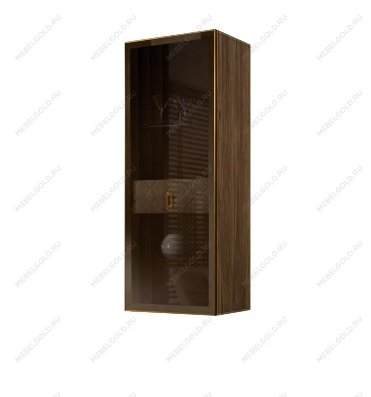 Витрина Bogemia Woodline Fly Fa (Слоновая кость/Золото) БМВ1-1С