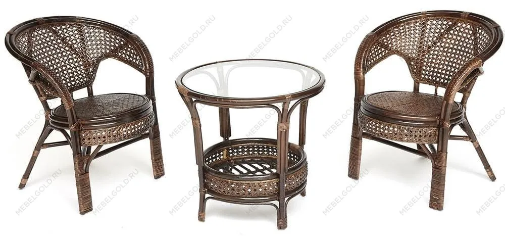 Террасный комплект PELANGI Грецкий орех