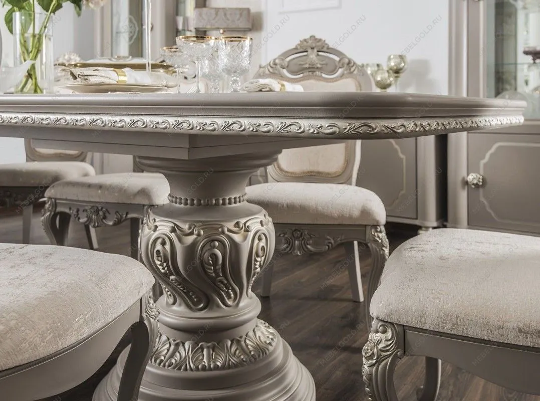 Стол Лали прямоугольный серый камень | изображение 4