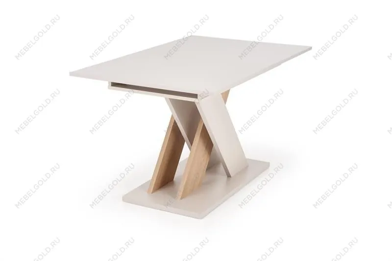 Стол обеденный Halmar XARELTO 130 (кашемир/дуб кремона) | изображение 6