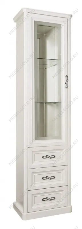 Балашиха - Витрина Мишель 1-ств белый матовый